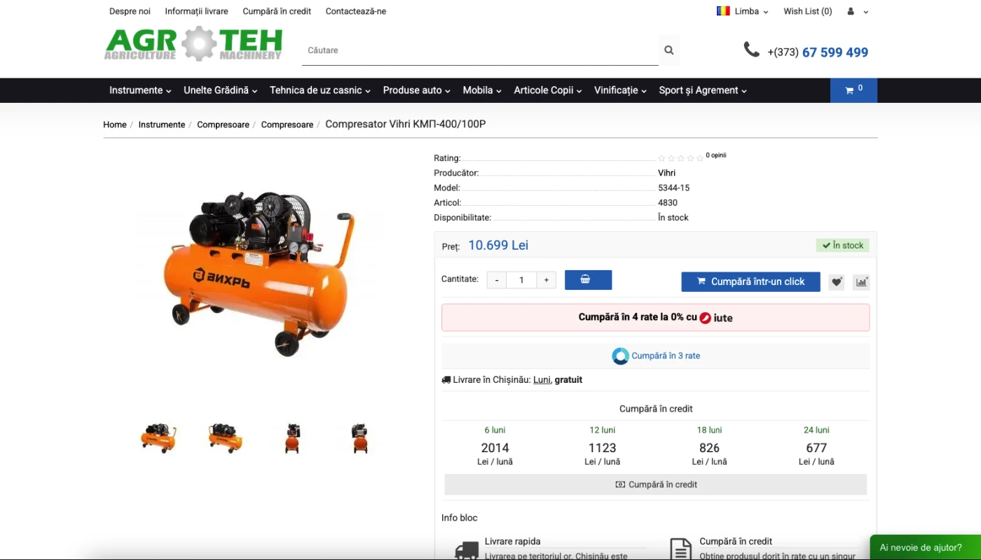 Agroteh.md - Agricultural Equipment Online Store - 3