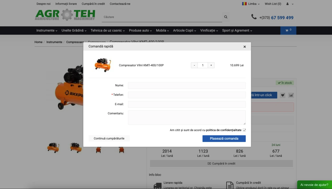 Agroteh.md - Agricultural Equipment Online Store - 4