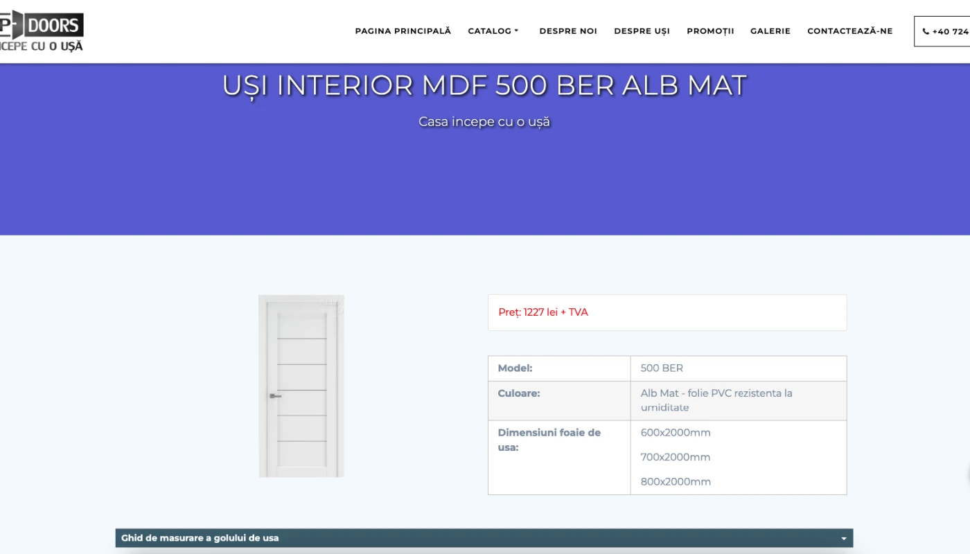 Varpdoors - Interior Doors in Romania - 2